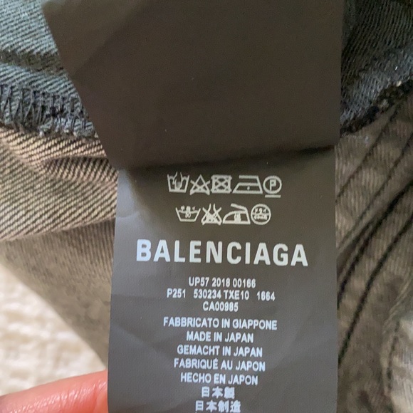 New Balenciaga anthracite color skinny jeans in size 28 - Picture 9 of 13